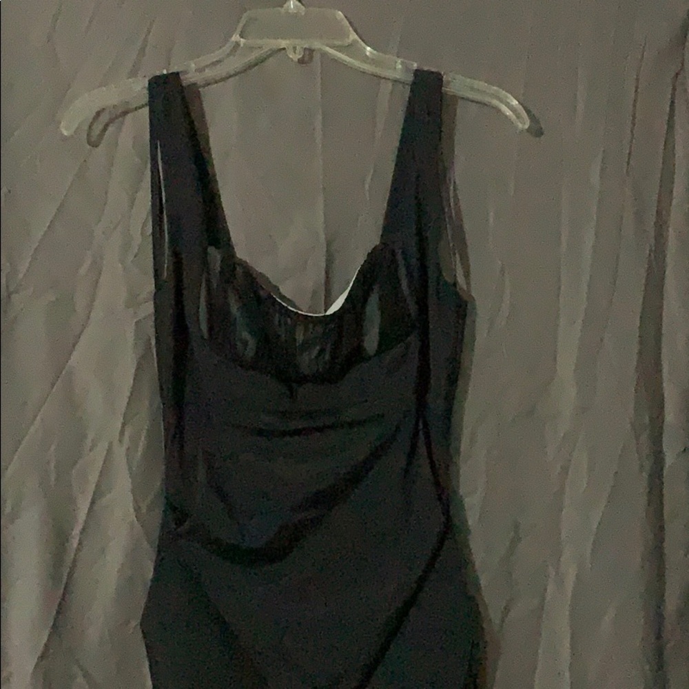 Black evening gown